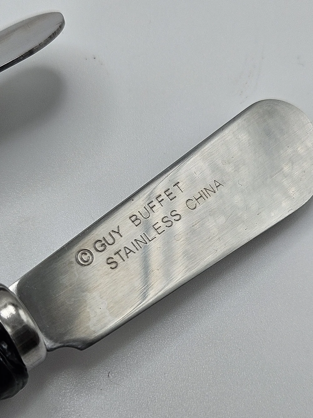 NEW VINTAGE Guy Buffet Collection Wine Sommelier Spreaders Stainless Steel Set 4